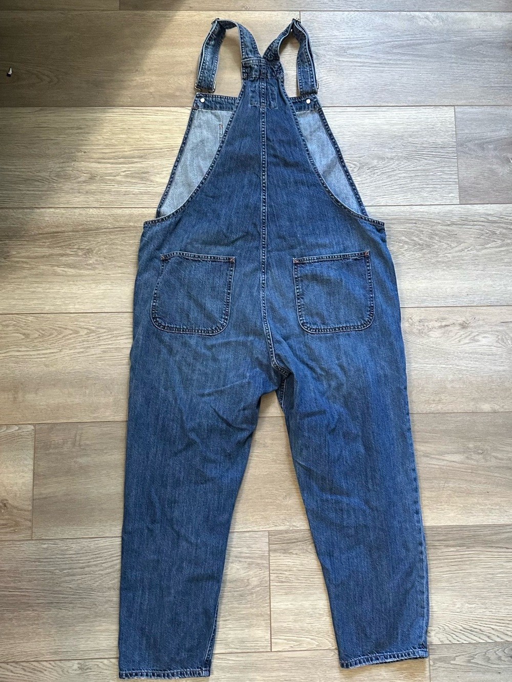 GAP Women's Denim Overalls in Blue - Picture 2 of 6